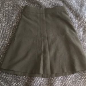 LOFT black a-line skirt